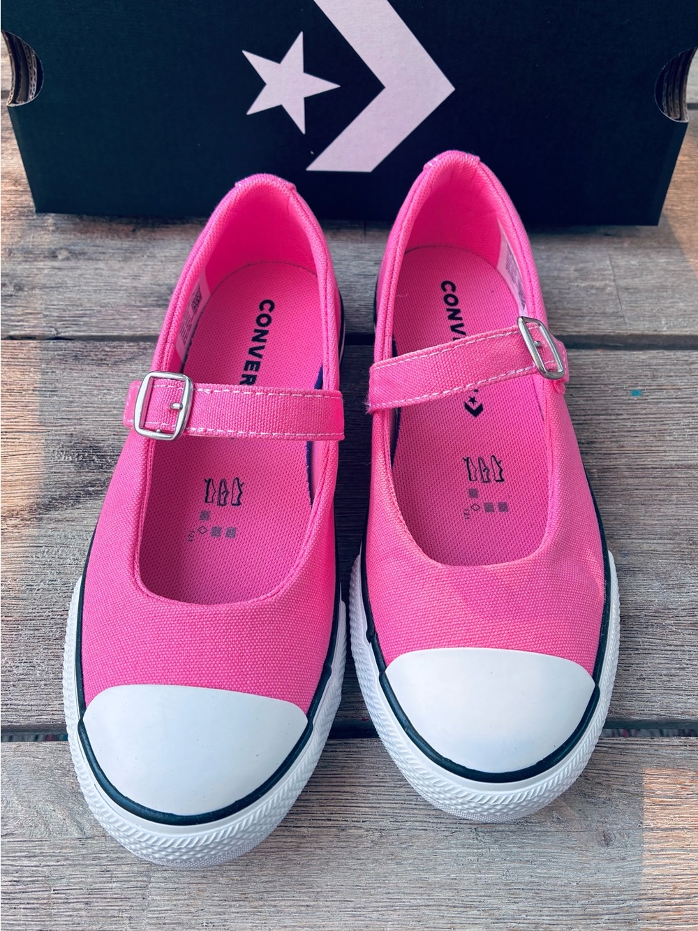 Converse Mary Jane Sneakers Girls 13